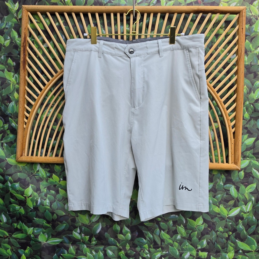 Ironman CarbonCool Mens Performance Shorts Gray Size 33 Athletic Golf Tech im